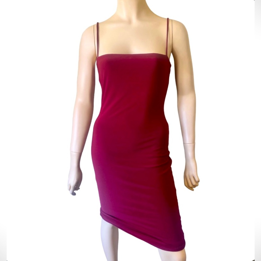 Burgundy WineCocktail Party Dress Day & Night Size M